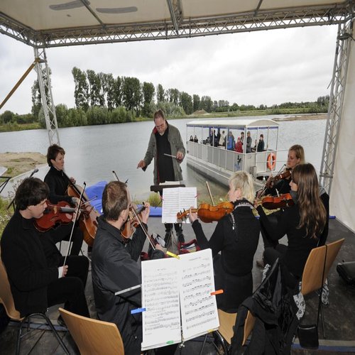 Bach am See, ein Kammerkonzert auf dem Reeser Meer Süd