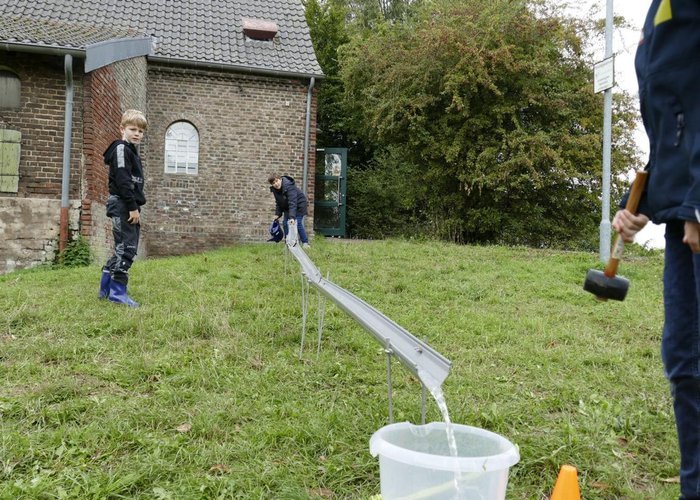 Bau einer Wasserleitung