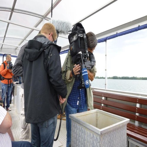 Der WDR-Lokalzeit Ruhr - filmt auf der Wilden Gans