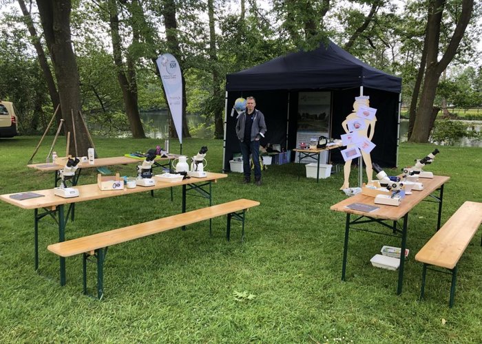 Freiluftlabor beim Stand Up For Nature Festival