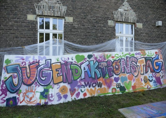 Graffitiwand beim Jugendaktionstag