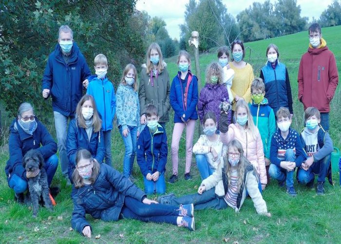 Gruppenfoto Ferienaktion Wahrsmannshof