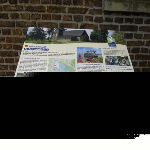 Infotafel am Wahrsmannshof