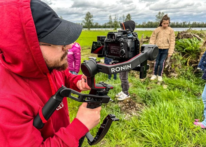Videodreh beim Musikcamp