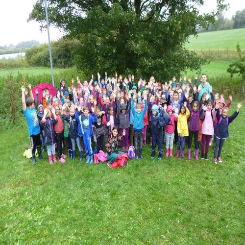 Viele Kinder am Wahrsmannshof