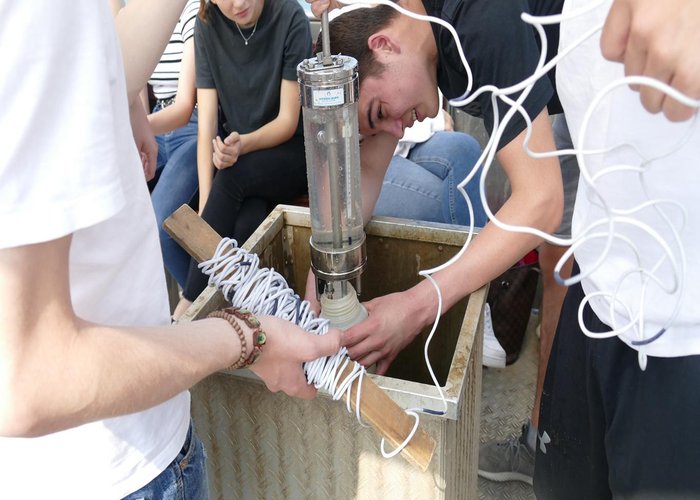 Wasserproben auf der Wilden Gans