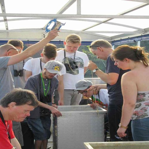 Wasseruntersuchung auf der Wilden Gans